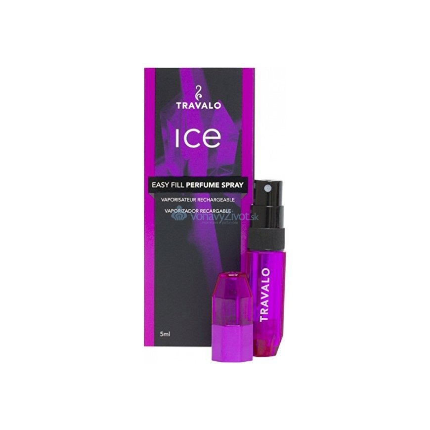 Travalo Perfume Pod Ice refillable perfume sprayer 5 ml Purple