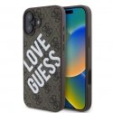 - Guess PU Leather 4G Big Love Logo MagSafe Case for iPhone 16 Brown - Guess PU Leather 4G Big Love Logo MagSafe Case for iPhone 16 Brown