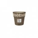 Flower pot with tray Gaia Ø20x19cm brown Flower pot with tray Gaia Ø20x19cm brown