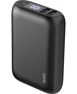 Wave Pocketpower backup power supply, 10,000 mAh, black