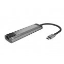 NATEC Fowler Go USB 3.2 Gen 1 (3.1 Gen 1) Type-C Ruostumaton teräs