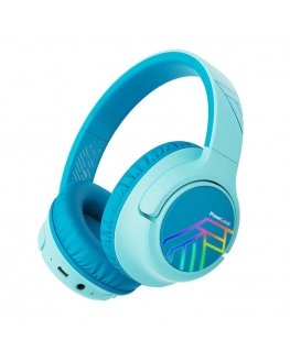 PowerLocus Bobo wireless headphones for kids (blue)