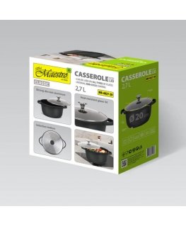 MAESTRO POT WITH LID 20 cm, 3,0 l