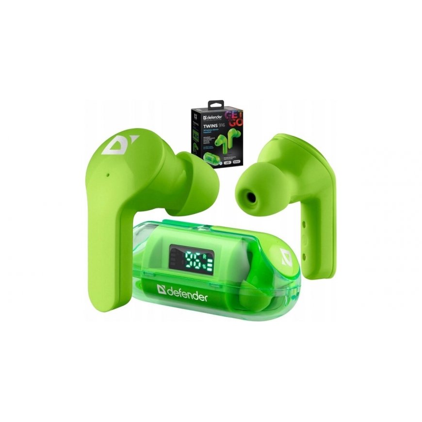 WIRELESS HEADPHONSE TWI NS 916 GREEN