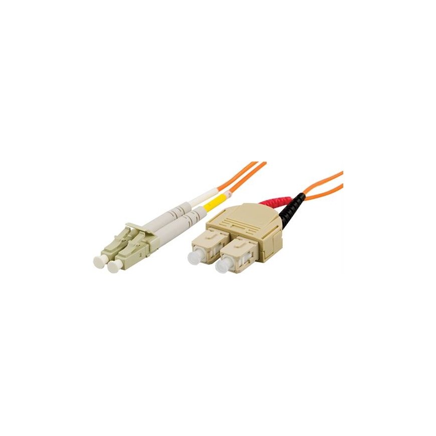 Deltaco LCSC-15M InfiniBand- ja kuituoptiikkakaapeli LC SC