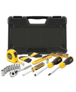 set 51 pcs. tools and accessories: wkrętaków, końcówek i nasadek with grzechotka, 1/4", Stanley [STMT0-74864]