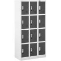 Frommstarck Metal cabinet with 12 lockable compartments Frommstarck Metal cabinet with 12 lockable compartments