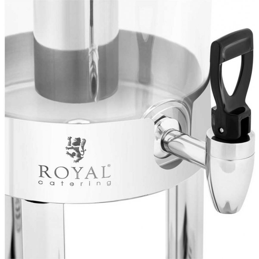 Royal Catering Beverage dispenser with cooling system 5.5 l, silver/clear – 3