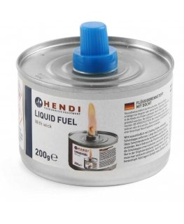 Fuel paste for food heater with wick, 200 ml, 24 pcs. - Hendy