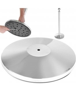 Hendi Stand base without pole, silver
