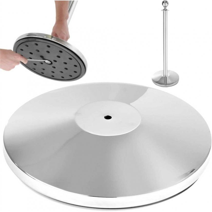 Hendi Stand base without pole, silver – 2