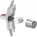 Goobay CAT 6 RJ45 connector for tool-free installation, STP shielded
