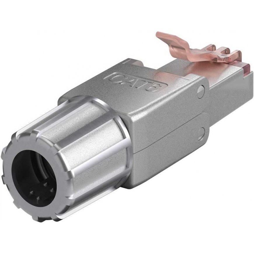 Goobay CAT 6 RJ45 connector for tool-free installation, STP shielded – 4