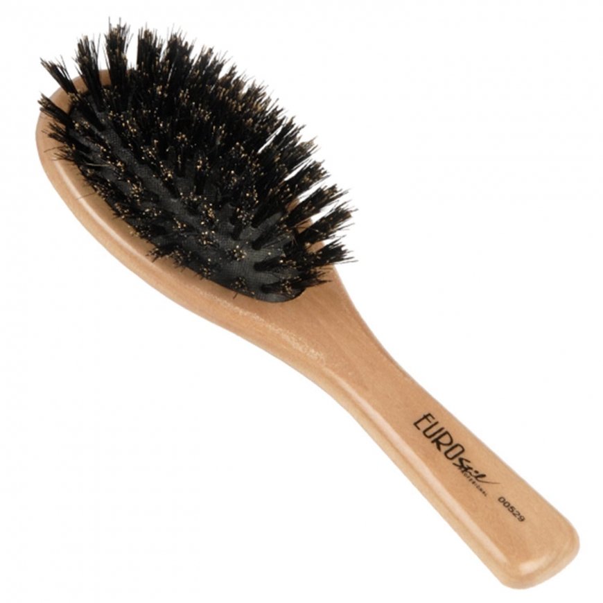 Eurostil Wooden Pneumatic Brush Small Bristle