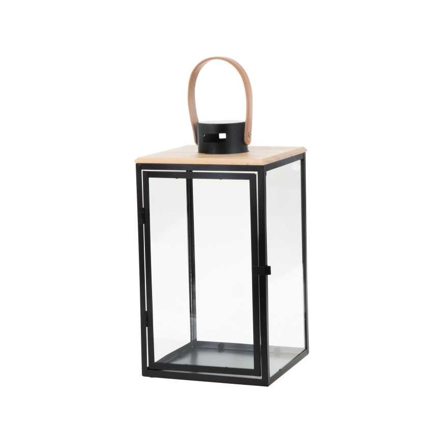 Myhome Lampion Dark Leather 21 x