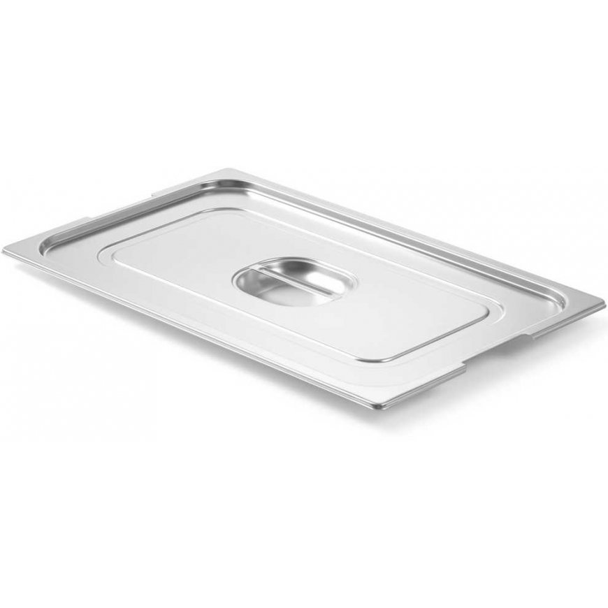 Hendi Stainless steel GN1/2 lid with cutout for handles 265x325mm – 2
