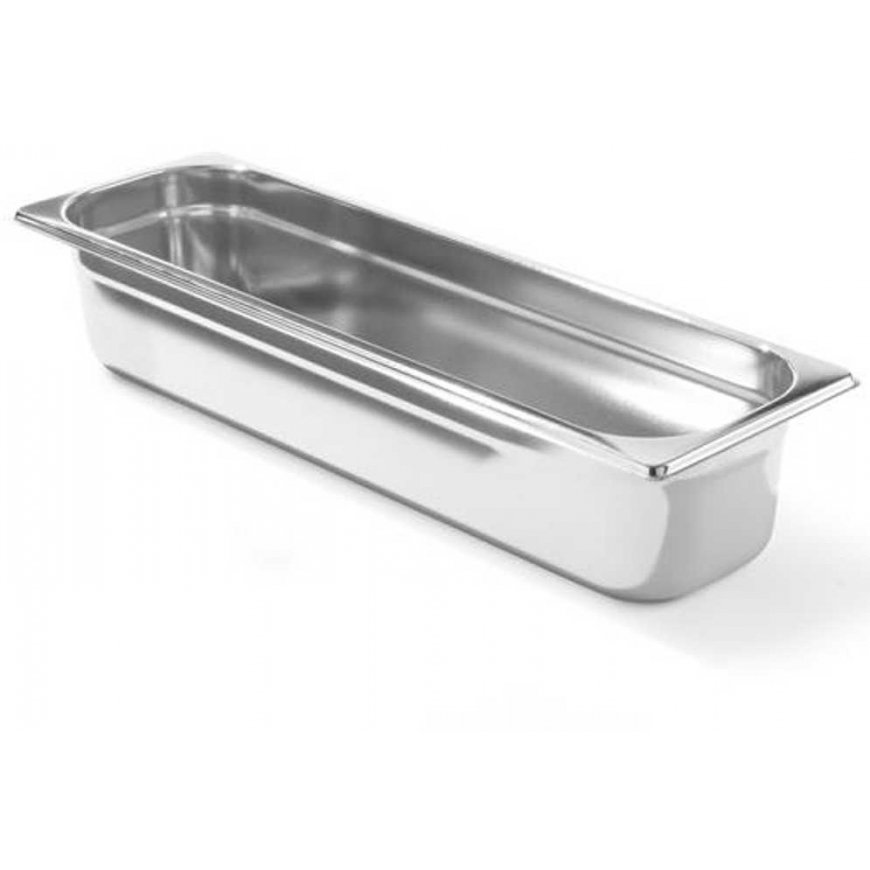 Hendi Stainless steel GN 2/4 container