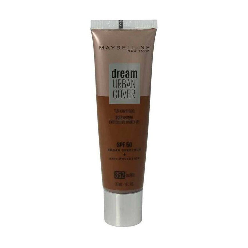Maybelline, Dream Urban Cover, Full Cover, Cream Foundation, 352, Truffle, SPF 50, 30 ml