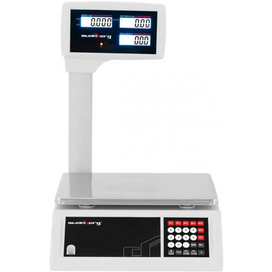Kitchen scale Steinberg Systems Check scale with LCD display, 30 kg / 5 g, white – 4