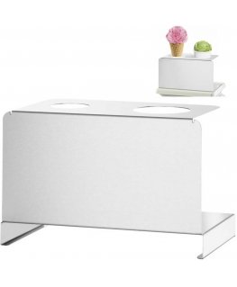 Stainless steel stand for waffles Hendi with two holes