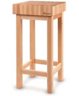 Meat grinder Hendi Wooden butcher block made of beech wood 500x150 mm, yellow