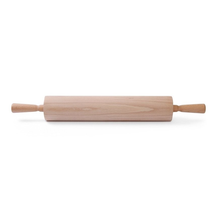 Hendi Wooden rolling pin with bearings, diameter 75 mm, length 395/605 mm