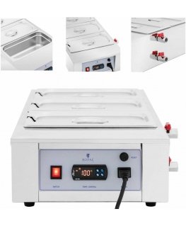 Royal Catering Electric chocolate and sauce warmer 3 x 3.2 l 1500 W