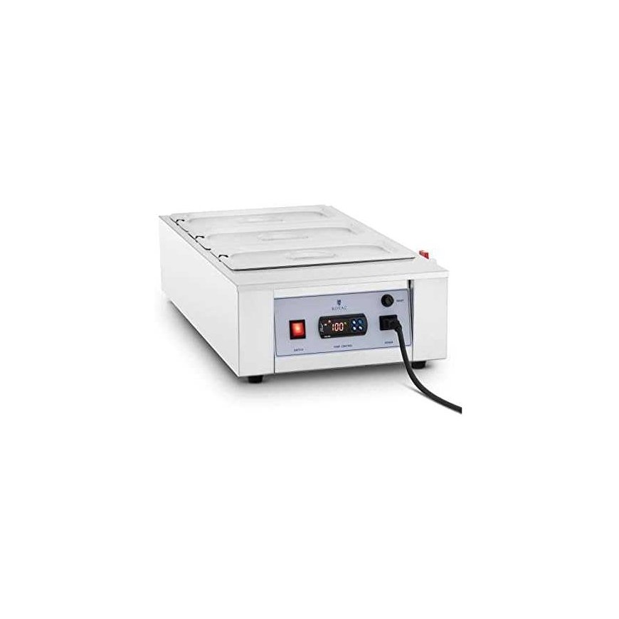 Royal Catering Elektrinis šokolado ir padažų šildytuvas 3 x 3,2 l 1500 W – 2