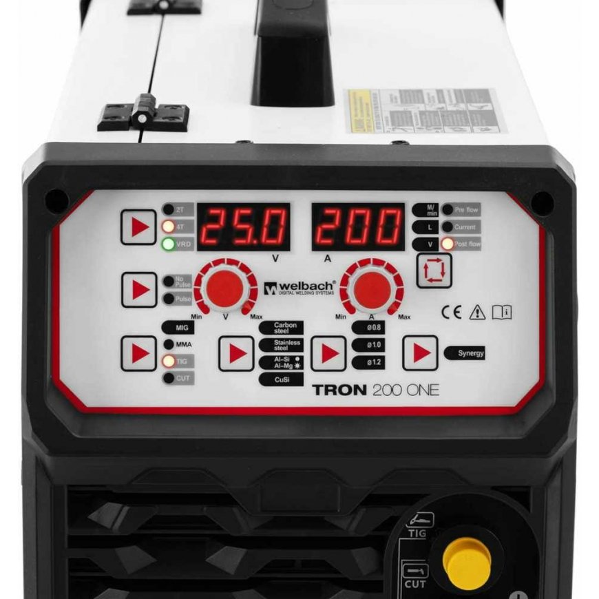 Stamos Germany Multifunctional welding machine TRON 200 TIG MIG/MAG 200A PLASMA 50A 230V – 4