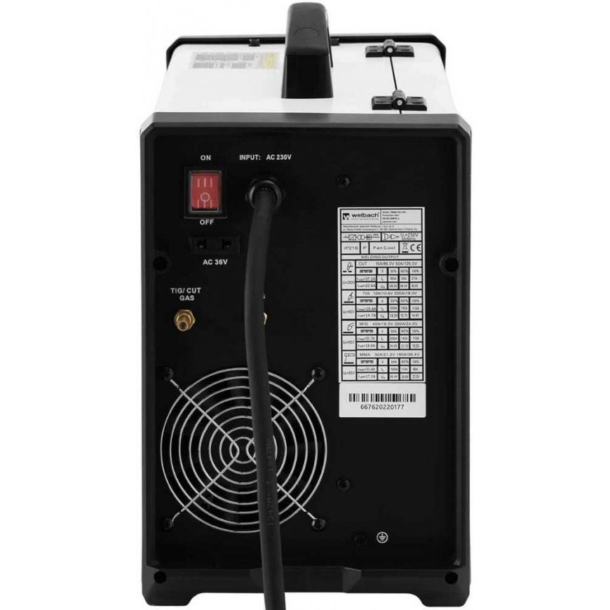 Stamos Germany Multifunctional welding machine TRON 200 TIG MIG/MAG 200A PLASMA 50A 230V – 5