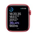 Apple Watch Series 6 OLED 44 mm Digital 368 x 448 pixels Touchscreen Red Wi-Fi GPS (satellite)