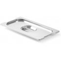 Hendi Stainless steel cover with cutout for handles 325x176mm, silver color Hendi Stainless steel cover with cutout for handles 325x176mm, silver color