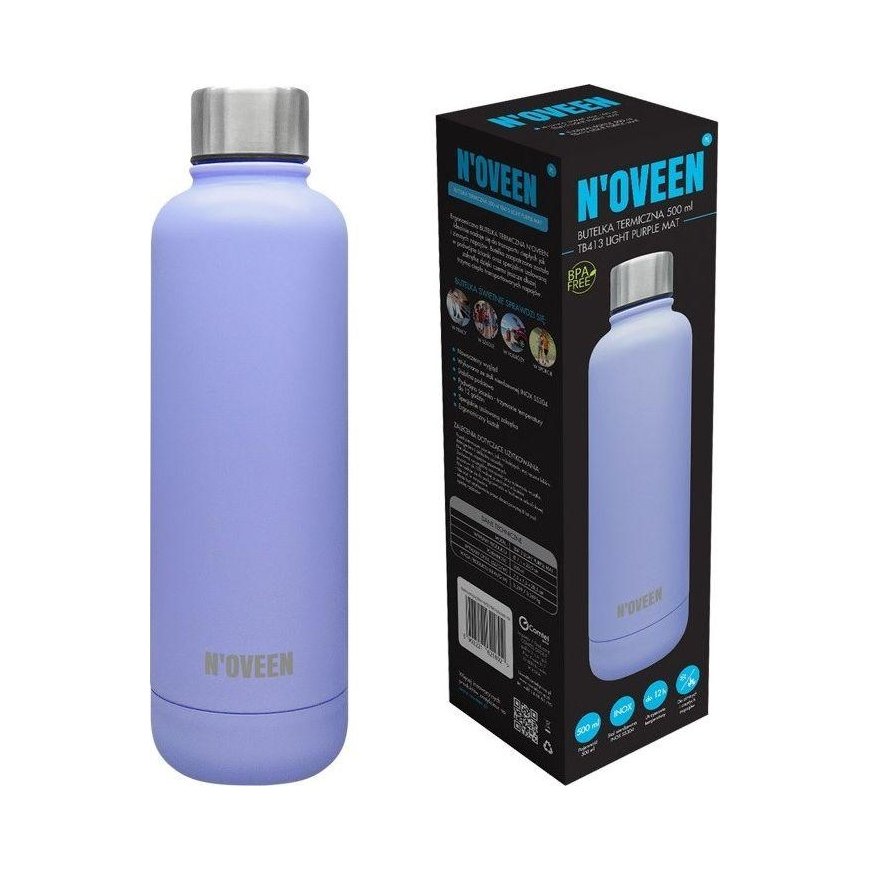 Noveen Terminis butelis NOVEEN TB413 lengvas violetinis matinis 500 ml