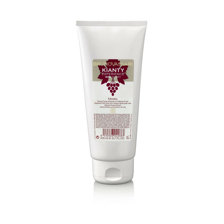 Bruno Vassari, Kianty Experience, Grape, Revitalising, Kreminis, For Face, 200 ml – 2