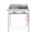 Hendi Gas grill with burners and shelf Hendi Gas grill with burners and shelf