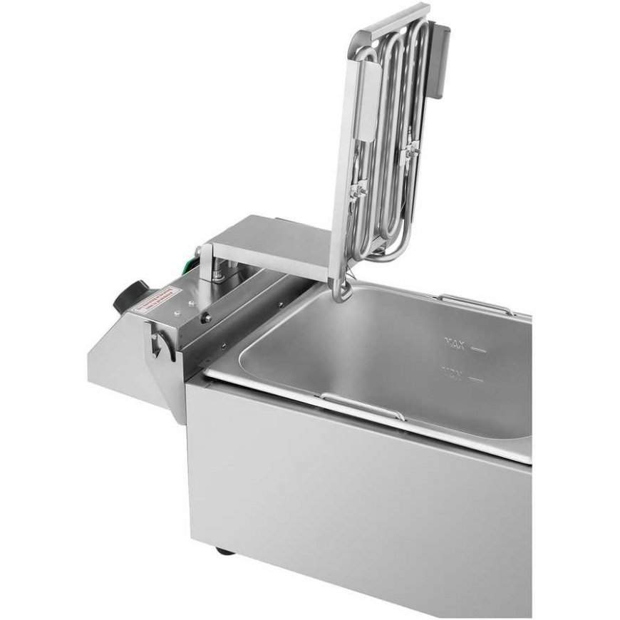 Royal Catering Electric gastronomic fryer 230 V, 3200W, 10 L, stainless steel – 5
