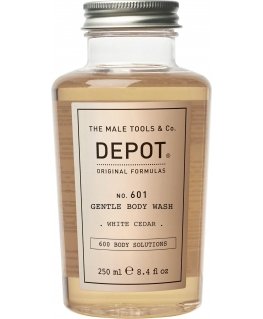 Depot, 600 Body Solutions No. 601, Botanical Complex, Cleansing, Baltas Cedar, Kūno prausiklis, 250 ml