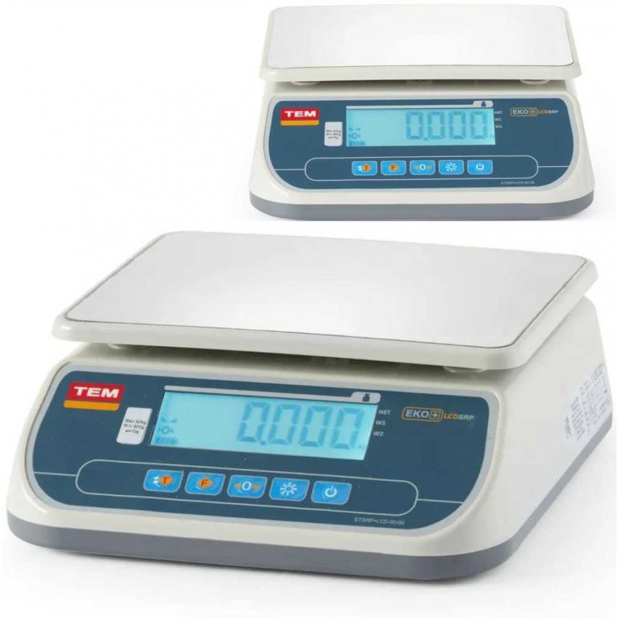 Kitchen scales TEM Trade scales with legalization, 30 kg, 210x280 mm – 2