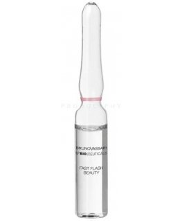 Set, Bruno Vassari, Bio Ceuticals Fast Flash Beauty, DMAE, Anti-Ageing, Ampoules Treatment Serum, For Face, 6 pcs, 2 ml