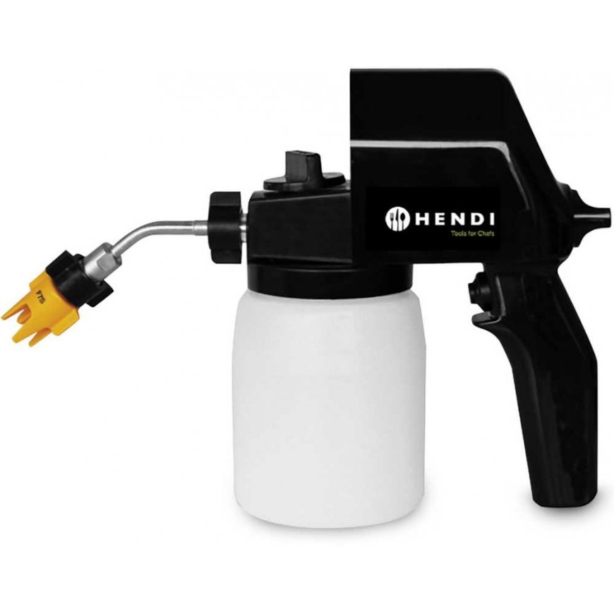 Electric food sprayer 0.7 l, Hendi, white/black – 2