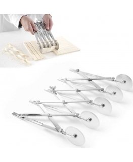 Hendi Adjustable Dough Marker with 5 Blades 13-125mm Stainless Steel