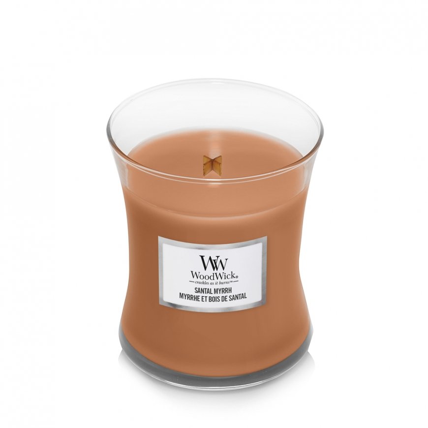 WoodWick Santal Myrhh vahaküünal Silinder Merevaik, Sidrun, Puit Pruun 1 tk – 2
