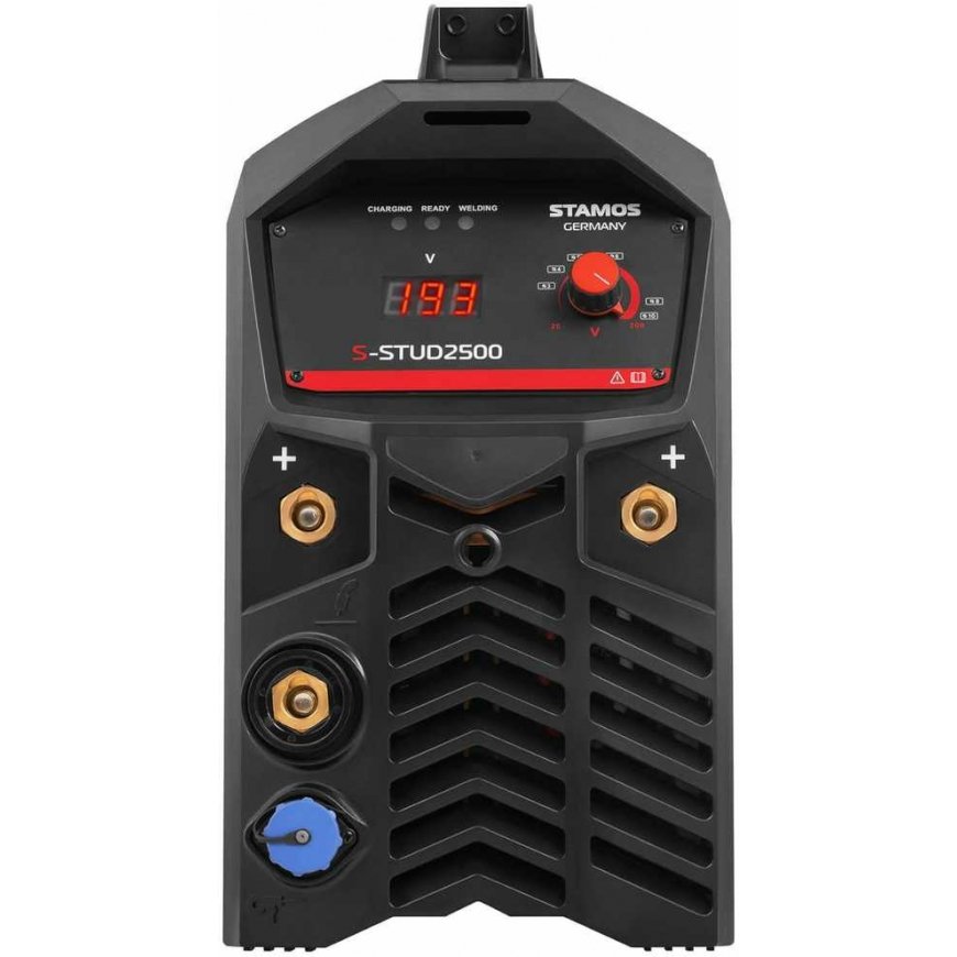 Stamos Germany Condenser welding machine for metal screws M3-M10, red – 5