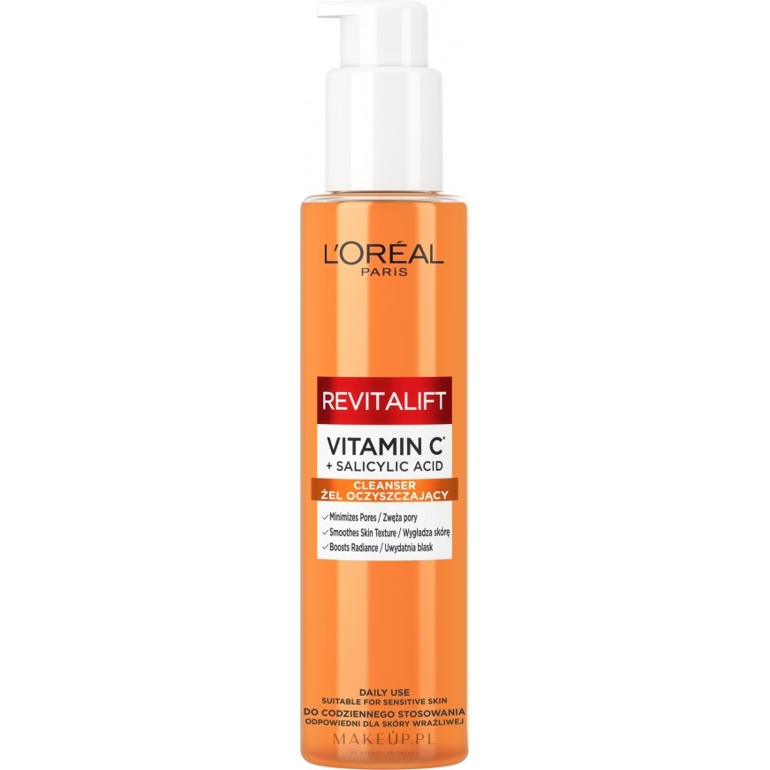 L`Oreal Revitalift wygładzający żel oczyszający with