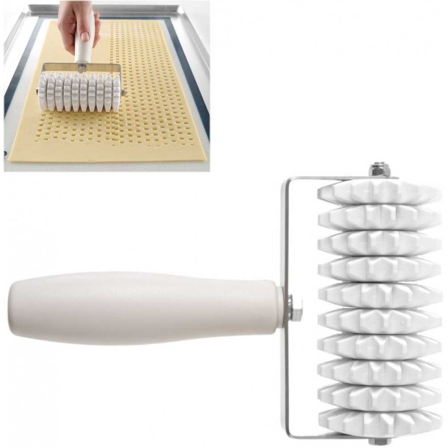 Hendi Dough rolling pin, 140x210mm, white