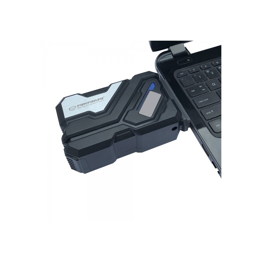 Esperanza EGC103 laptop cooling pad 1800 RPM Black, Grey
