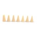 Sugar sleeve tips for decoration, 7 pcs. - Hendy