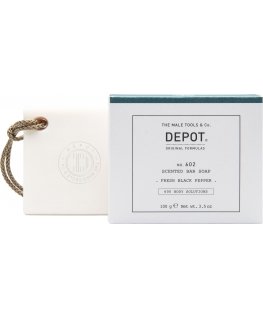 Depot, 600 Body Solutions No. 602, Botanical Complex, Cleansing, Fresh Black Pepper, Scented Soap Bar, 100 g