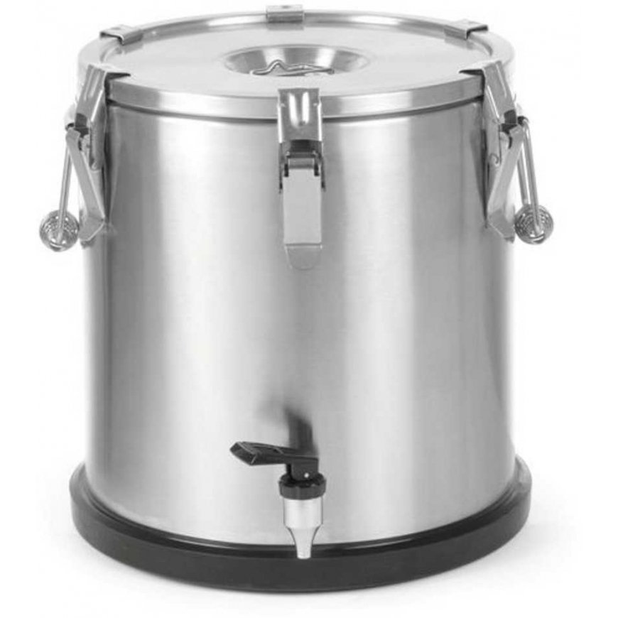 Stainless steel thermos with faucet, 20L, Hendi – 2