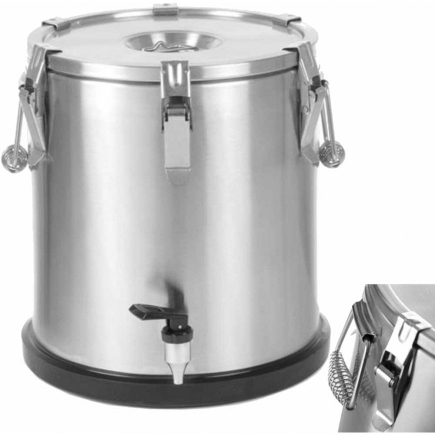 Stainless steel thermos with faucet, 20L, Hendi – 3